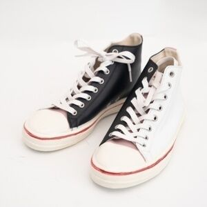 Marni. New! Graffiti Flatform Lace-Up Sneakers.